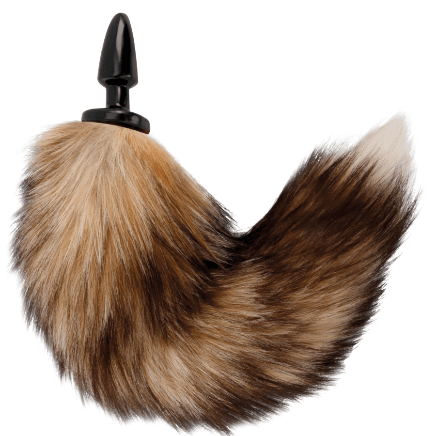 DARKNESS - CODA NATURALE CON PLUG ANALE IN SILICONE 10 CM 2