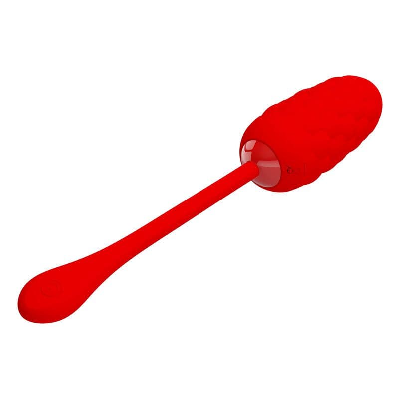 PRETTY LOVE - VIBRATING EGG WITH RED RECHARGEABLE MARINE TEXTURE 2