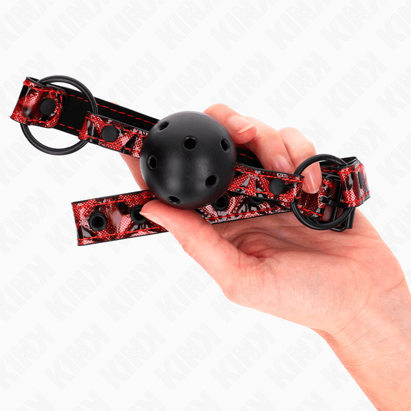 KINK - DIAMOND PATTERN BALL 4.5 CM GAG MODEL 2 64.5 CM ADJUSTABLE 42-60 CM 3