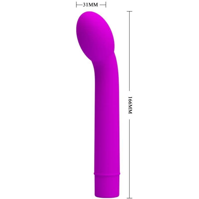 PRETTY LOVE - LOGAN VIBRATOR ZA TOČKO G, 10 VIBRACIJ, VIJOLIČEN 4