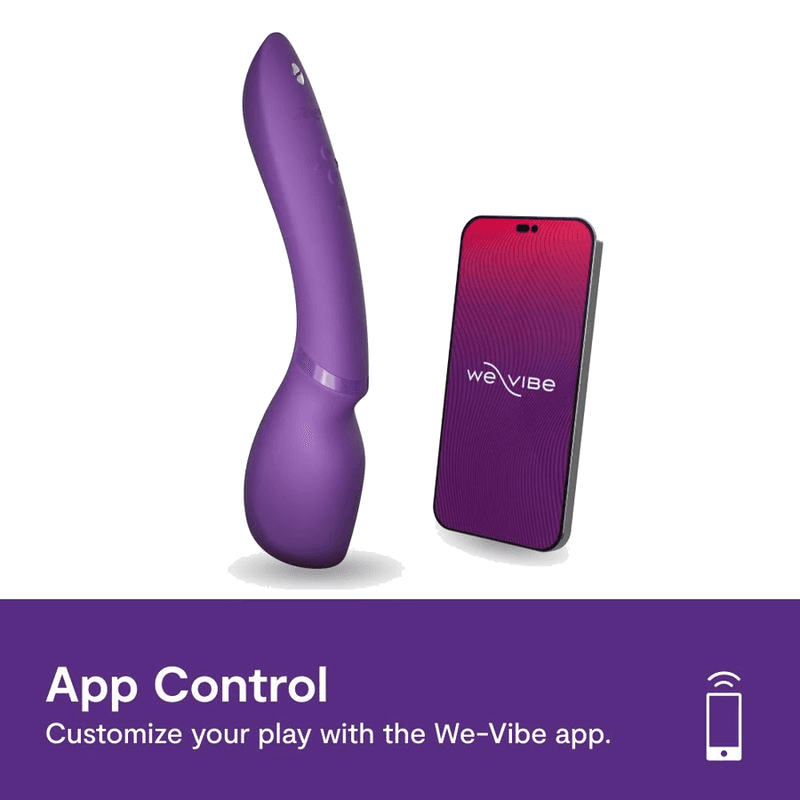 WE-VIBE - WAND 2 WIEDERAUFLADBARER KÖRPERMASSAGEGERÄT LILA 4