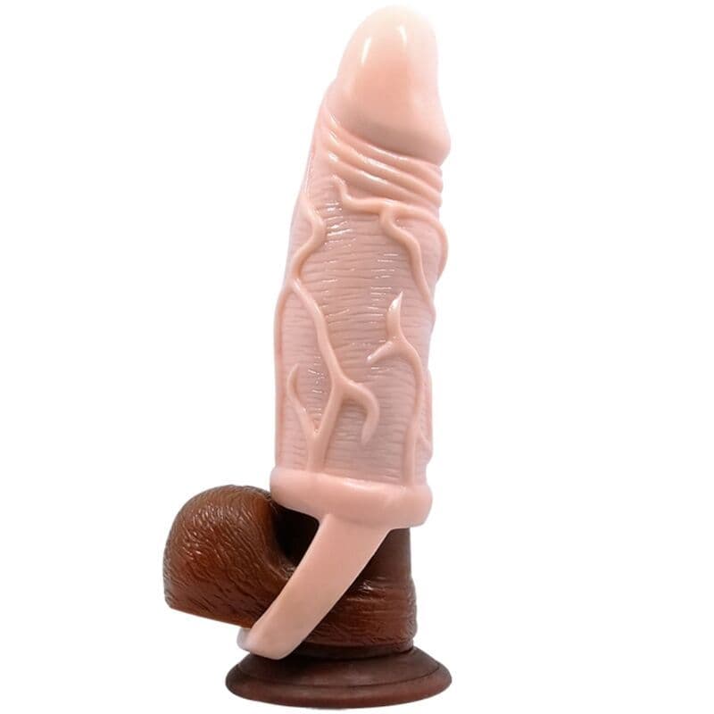 BAILE - PENIS EXTENDER SHEATH WITH STRAP FOR TESTICLES 13.5 CM 2