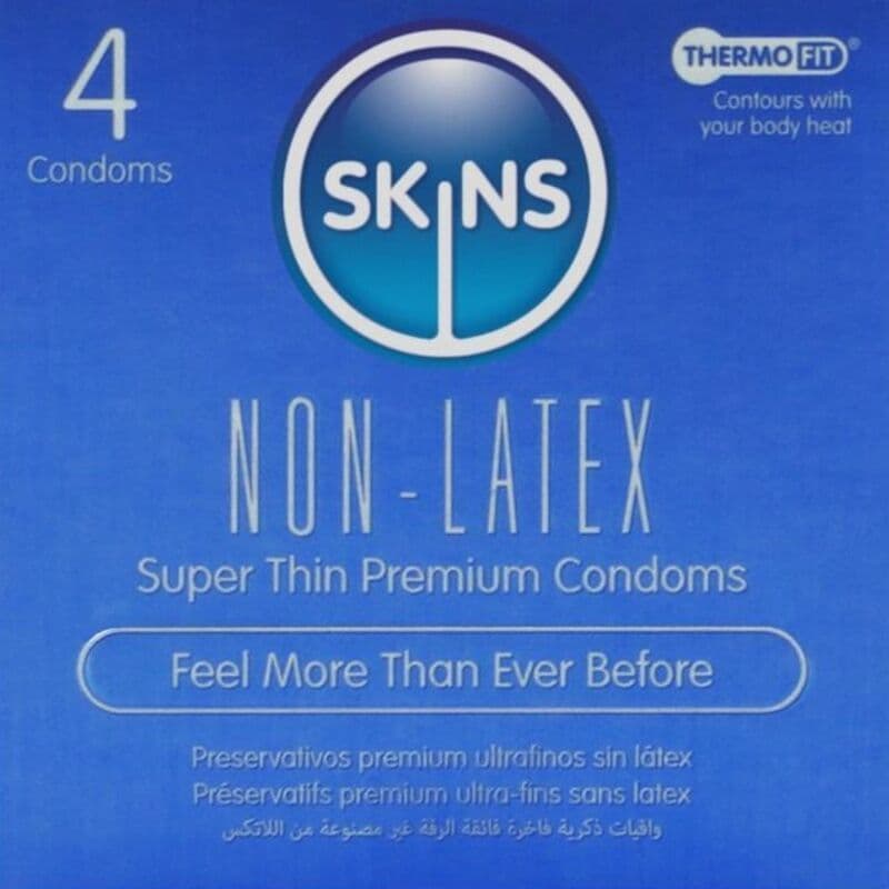 SKINS - Kondom brez lateksa, paket od 4