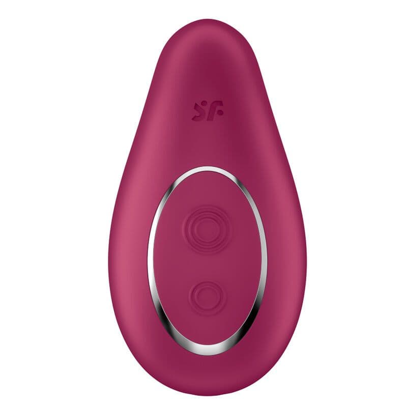 SATISFYER - VIBRATORE DA APPOGGIO DIPPING DELIGHT ROSSO 2