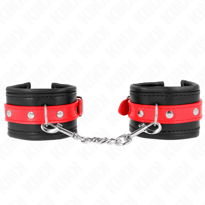 KINK - RESISTENZA DA POLSO NERA CON CINTURA ROSSA REGOLABILE 17-28 CM X 6 CM 2