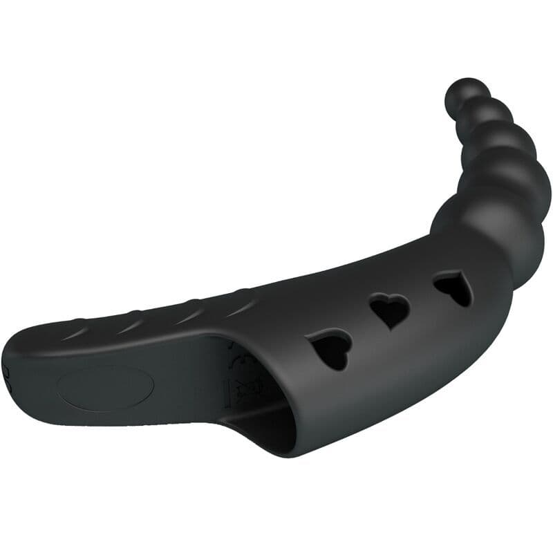 PRETTY LOVE - JORDIN FINGER VIBRATOR 10 VIBRATIONS BLACK 4