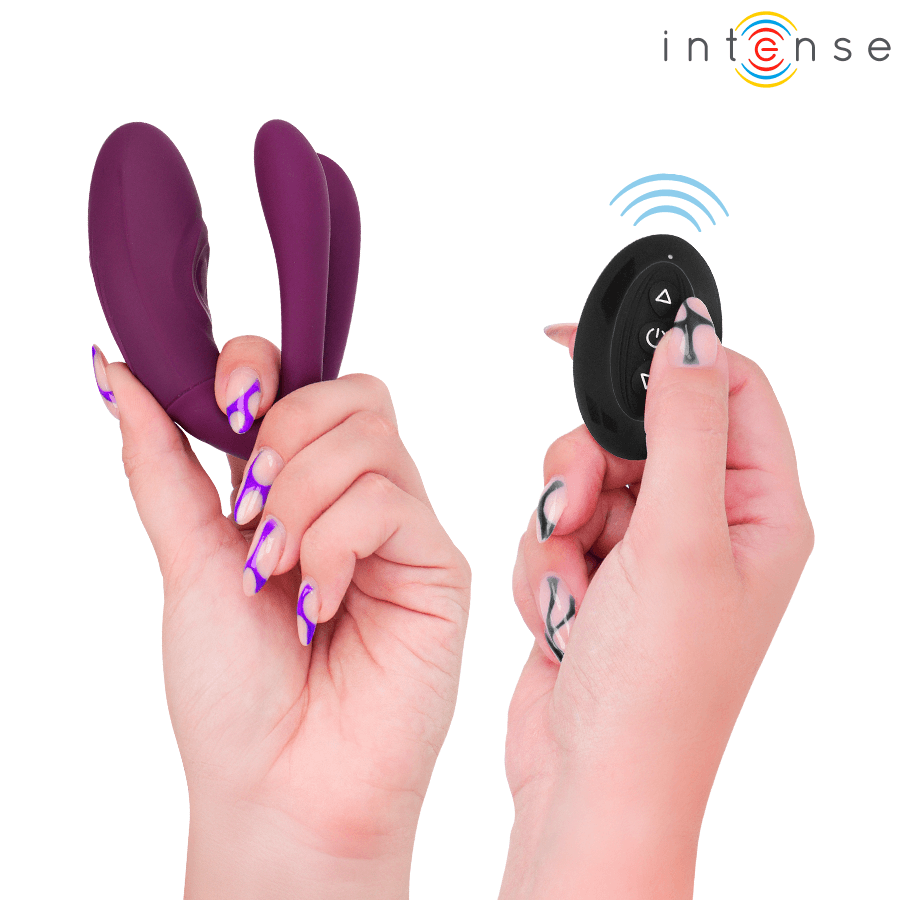 INTENSE - SANDRA KLAPPE- UND VIBRATIONSKLEMMSTIMULATOR MIT FERNBEDIENUNG 3