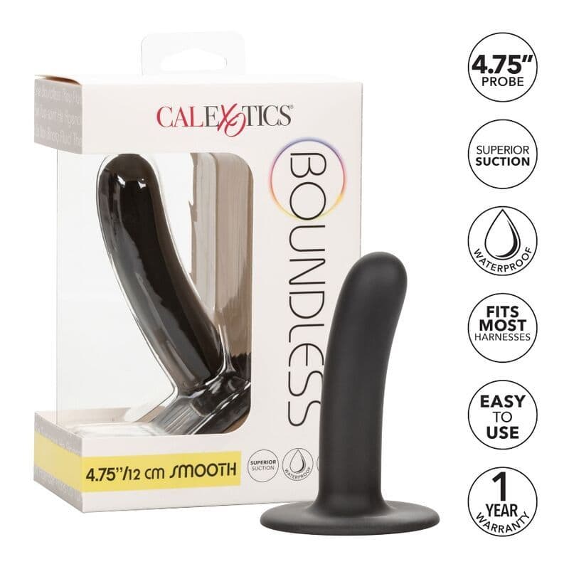 CALEXOTICS - BOUNDLESS DILDO 12 CM HARNESS COMPATIBLE SMOOTH 2
