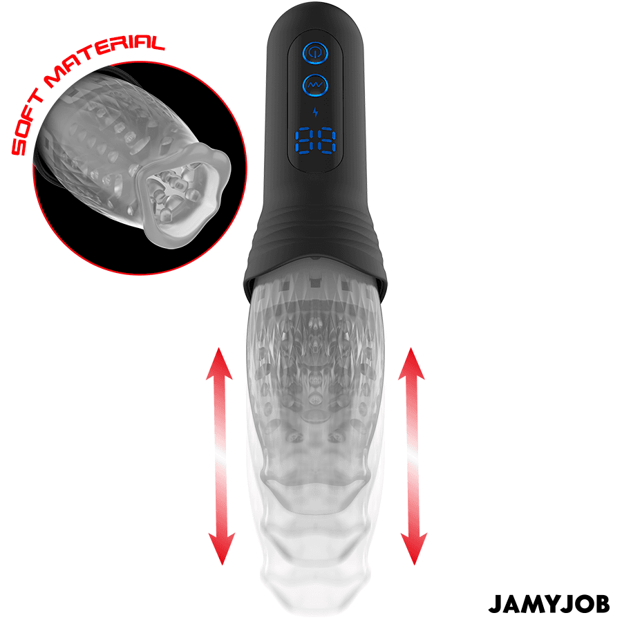JAMYJOB - BLOW-R MASTURBATOR WITH THRUSTING AND ROTATION 3