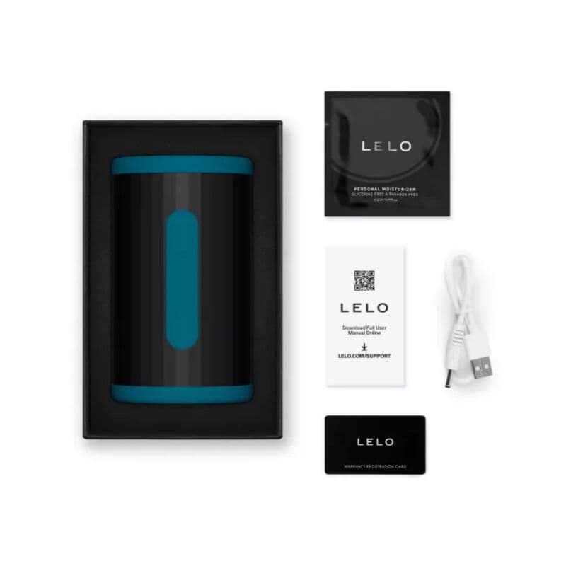 LELO - F2S Double Sonic male stroker with dual sonic stimulation, tirkizna 3