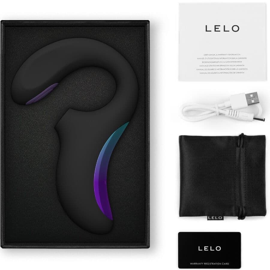 LELO - ENIGMA DOUBLE SONIC SONIČNI VIBRATOR ZA TOČKO G ČRN 3