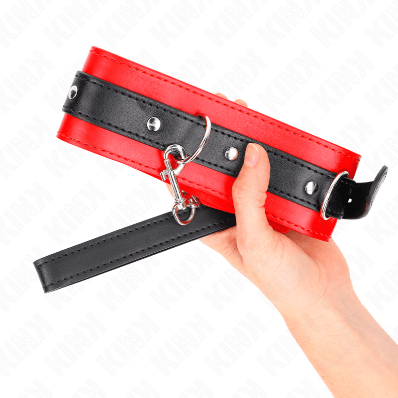KINK - COLLAR WITH BELT 65 CM WITH STRAP RED 54 X 4.5 CM 4