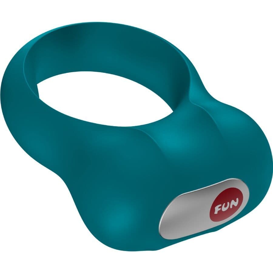 FUN FACTORY - STEADY VIBRATING COCK RING BOTTLE GREEN 2