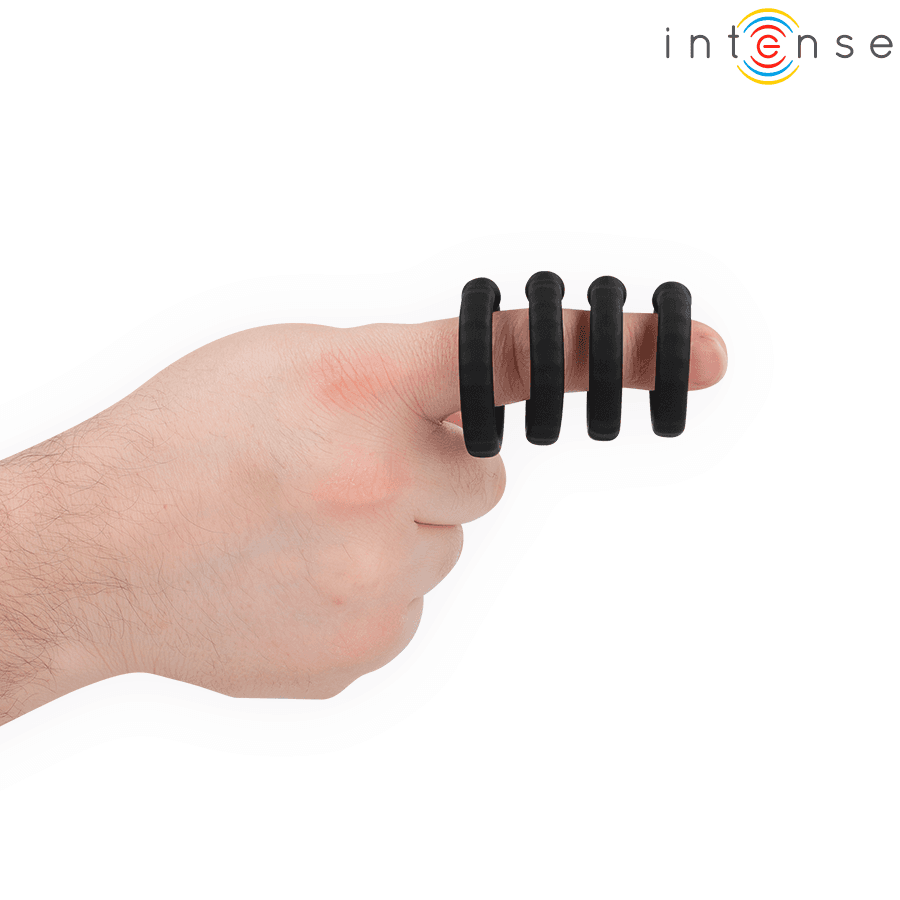 INTENSE - MICHIEL SET DI 4 ANELLI PER PENE MODELLO 10 2