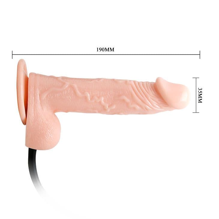BAILE - REALISTIČEN VIBRIRAJOČ NAPIHLJIV DILDO 3