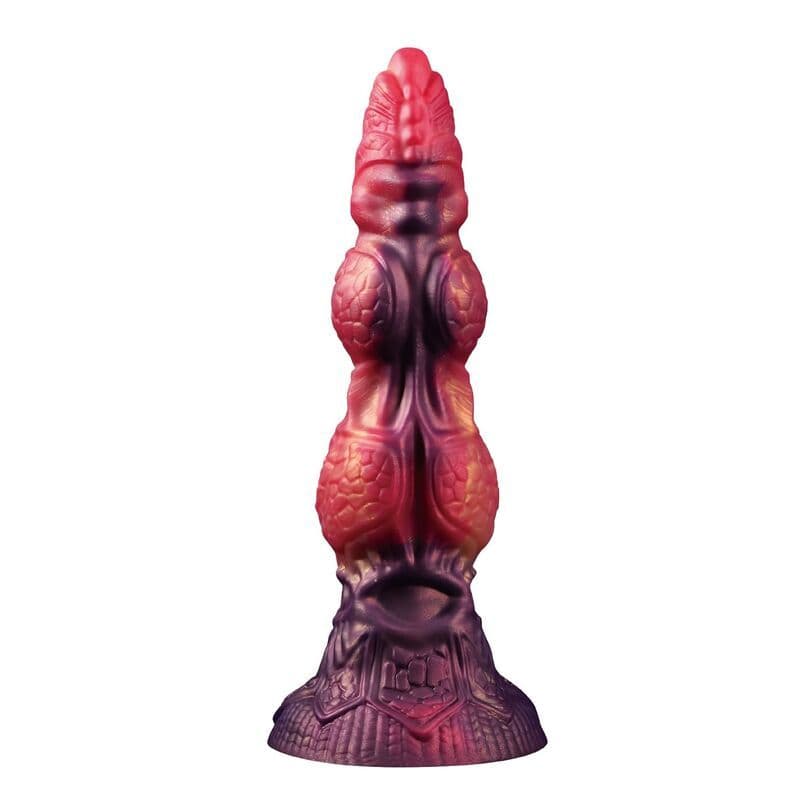POWER MONSTERS - SAVAGE BEASTLORD TRICOLOR FANTASY SILICONE DILDO 24 CM Ø 5 CM 3