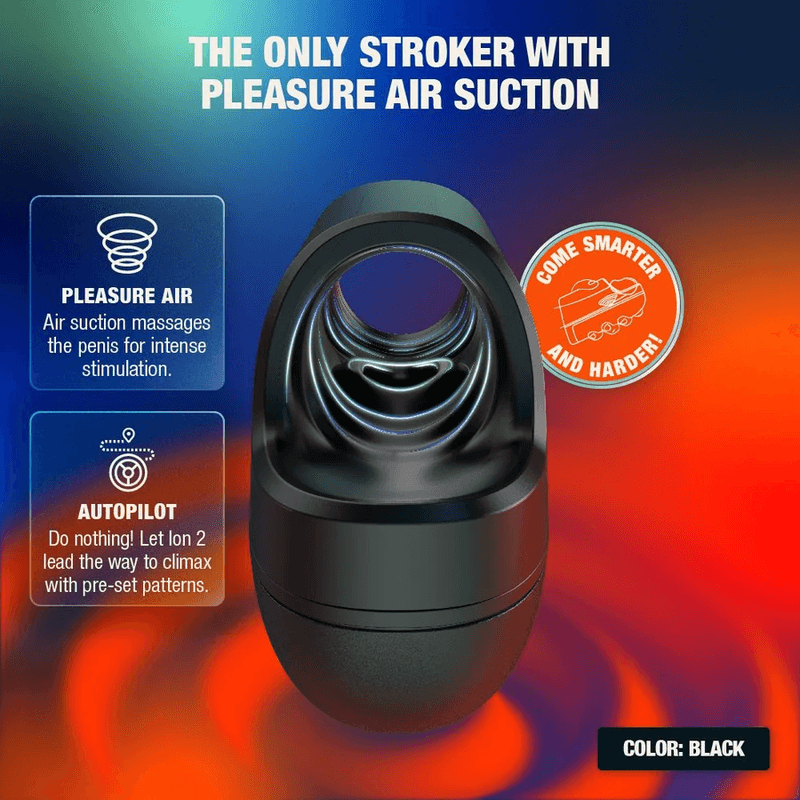 ARCWAVE - Ion 2 moški stroker s pulzirajočim Airwave stimulacijo, črna 2