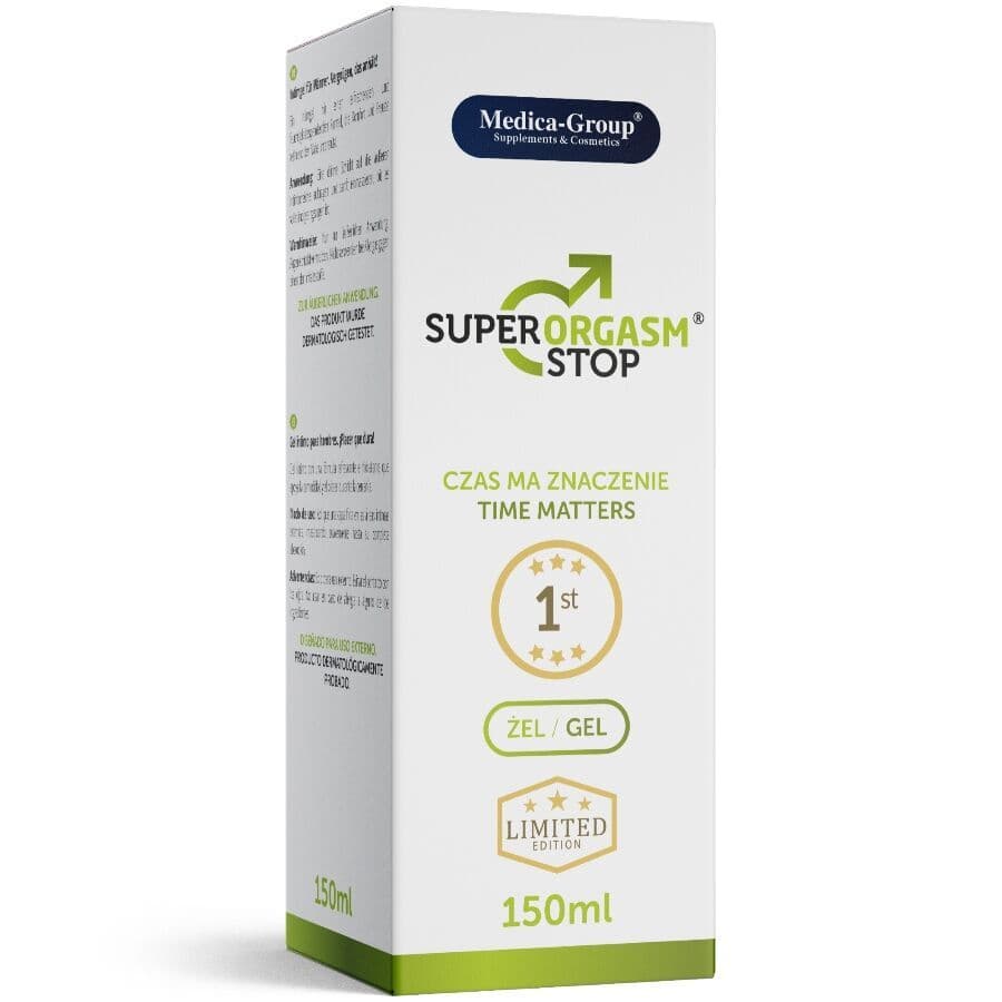MEDICA GROUP - SUPER ORGASM STOP GEL INTIMO UOMO 150 ML 3