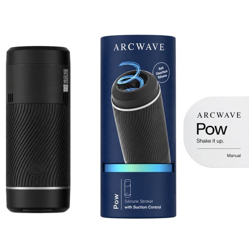 ARCWAVE - POW STROKER MANUALE CON CONTROLLO DELL'ASPIRAZIONE NERO 3