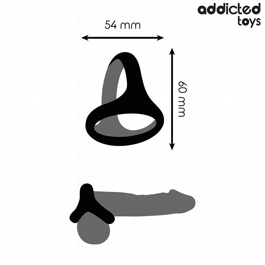 ADDICTED TOYS - TROSTRUKI DEBELI PRSTEN ZA PENIS 4