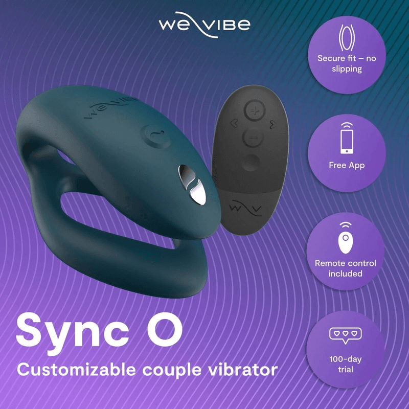 WE-VIBE - SYNC 2 VERSTELLBARER PAARVIBRATOR SAMTGRÜN 4