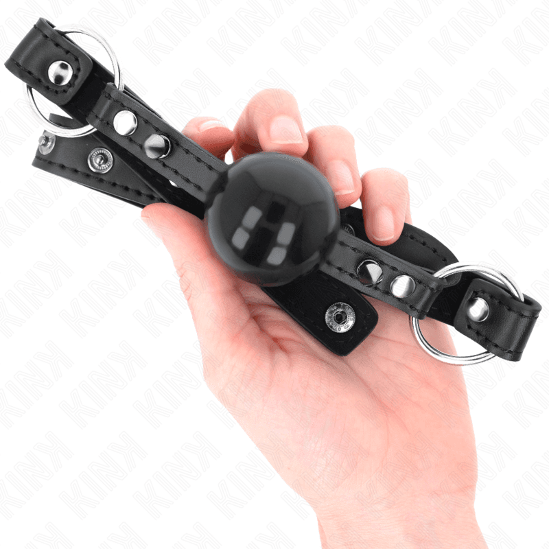 KINK - BALL 4 CM GAG WITH TIP RIVET AND SNAP LOCK 65 x 2 CM 4