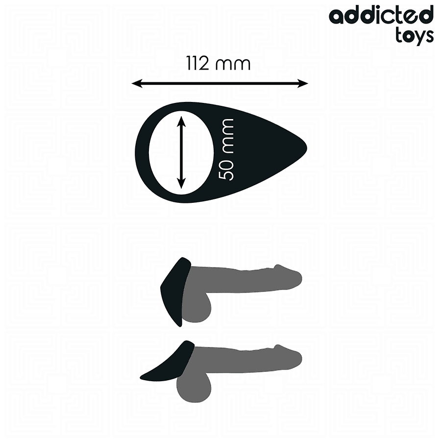 ADDICTED TOYS - PRSTEN ZA PENIS U OBLIKU SUZE 4