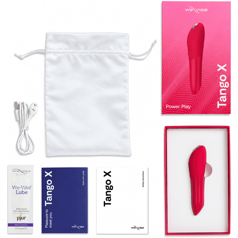 WE-VIBE - TANGO X VIBRATORE A PROIETTILE RICARICABILE ROSSO CILIEGIA 4