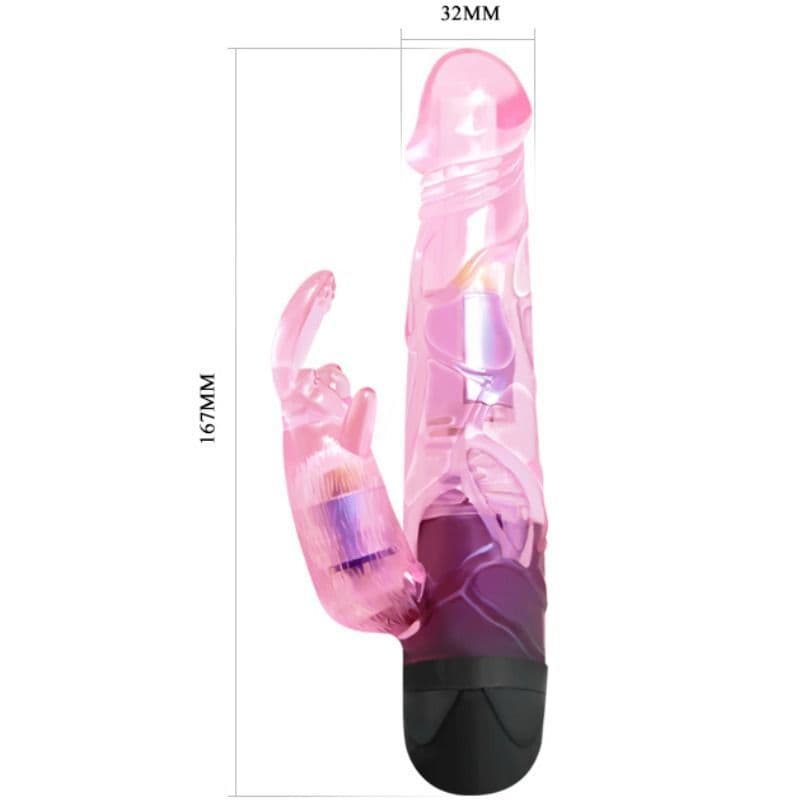 BAILE - GIVE YOU LOVER VIBRATOR S RUŽIČASTIM ZEKOM 4