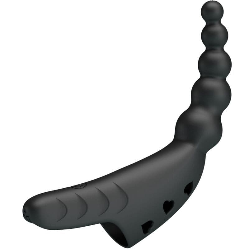 PRETTY LOVE - JORDIN FINGER VIBRATOR 10 VIBRATIONS BLACK 3