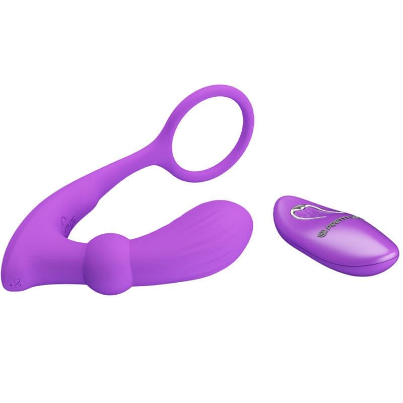 PRETTY LOVE - WARREN VIOLET ANAL RING & VIBRATOR 3