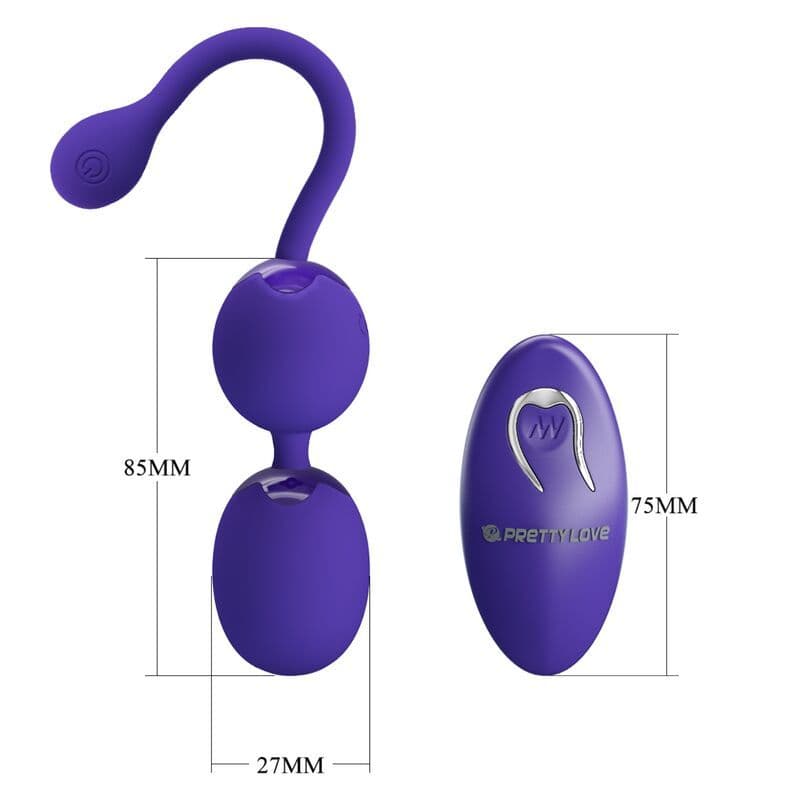 PRETTY LOVE - WILLIE YOUTH REMOTE CONTROL BALLS & VIOLET VIBRATION 4