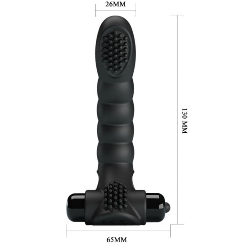 PRETTY LOVE - ALEXANDER VIBRATOR ZA PRST 10 VIBRACIJA CRNI 4