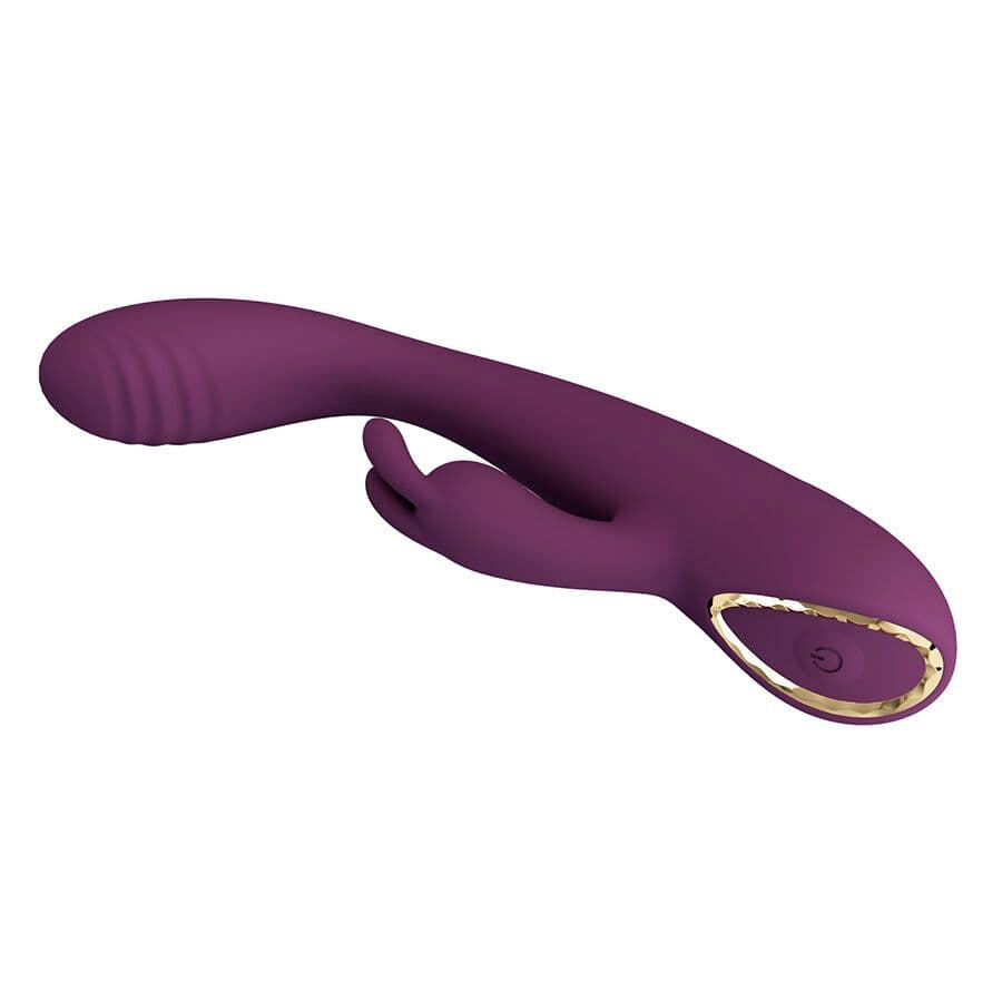 PRETTY LOVE - EMMA RABBIT PURPLE VIBRATOR WITH STIMULATOR 4
