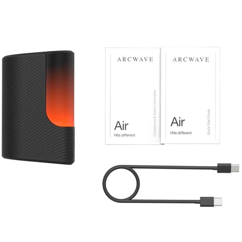 ARCWAVE - AIR MASTURBATORE MASCHILE ELASTICO CON IMPULSI D'ARIA E 6 LIVELLI DI INTENSITÀ NERO 3
