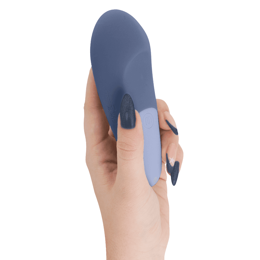 WOMANIZER - VIBE LAY-ON SILENT VIBRATOR DUNKELBLAU 4