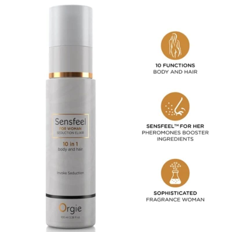 ORGIE - Sensfeel for Woman seduction eliksir 10 u 1 tjelesni i kosa, 100 ml