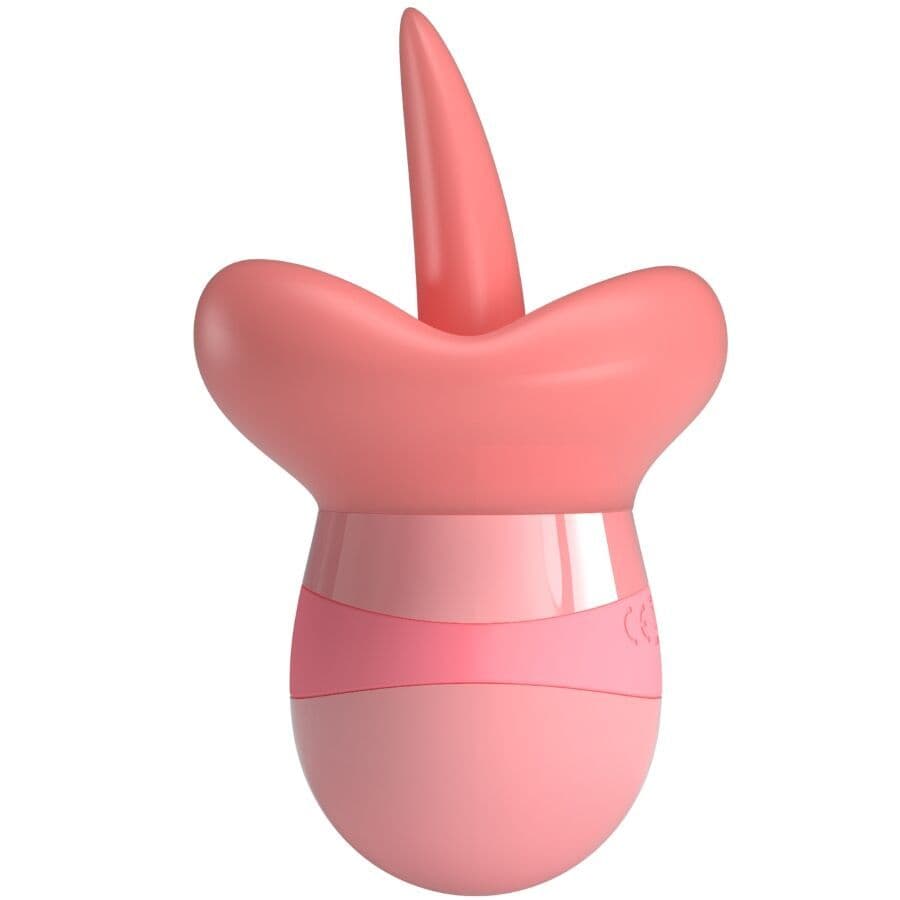 PRETTY LOVE - STIMOLATORE PER CLITORIDE LINGUA KYLEE 10 VIBRAZIONI ROSA NUDO 3