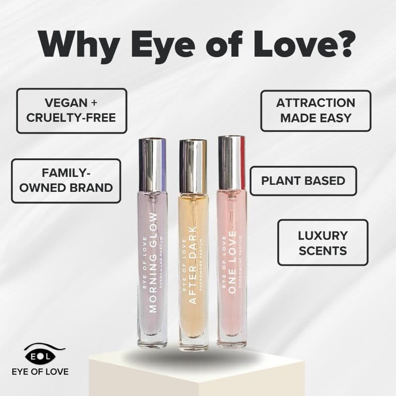 EYE OF LOVE - EOL PHR Parfum, 10 ml Set/3 - Morning Glow, One Love, After Dark 4
