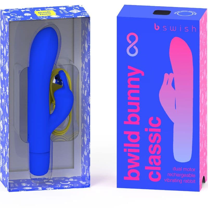 B SWISH - BWILD BUNNY INFINITE CLASSIC POLNILNI VIBRATOR, MODER SILIKON 2
