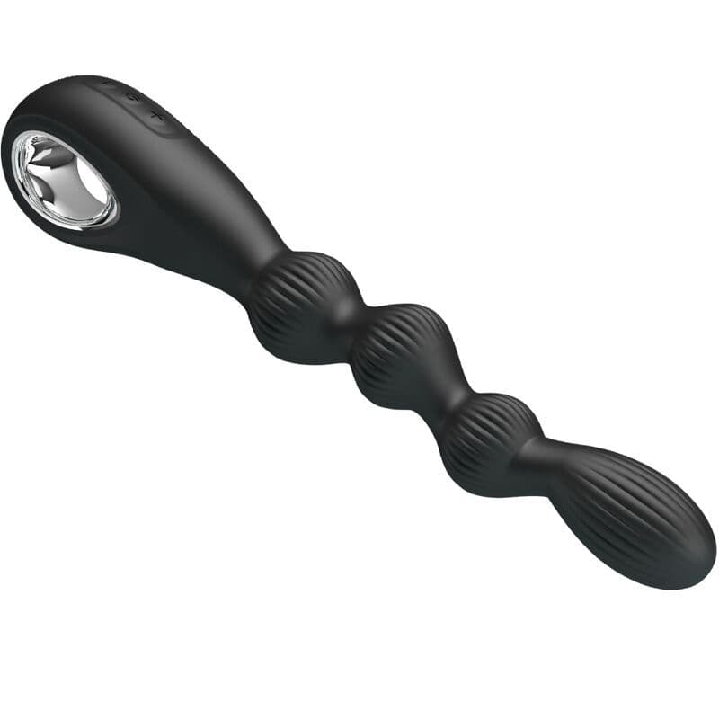 PRETTY LOVE - FEDERER ANALNI VIBRATOR, 12 VIBRACIJA, CRNI 3