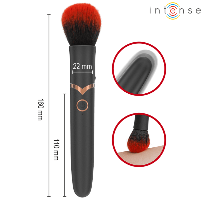 INTENSE - EMILIA VIBRATING BRUSH 10 VIBRATIONS 16 CM 4