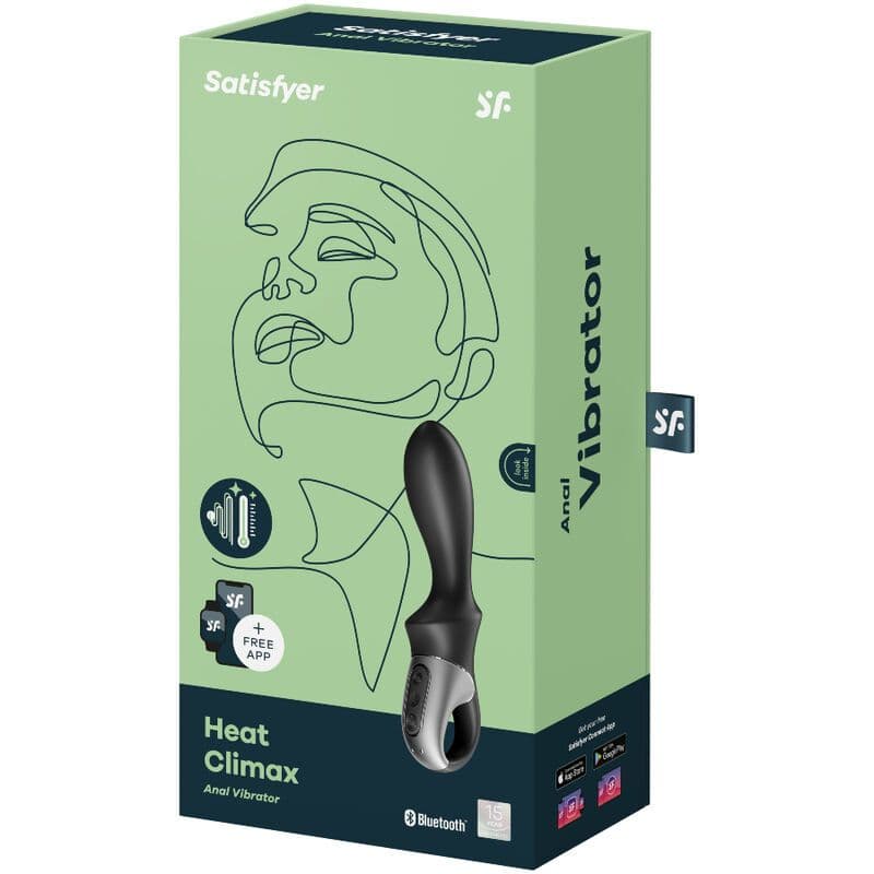 SATISFYER - APP VIBRATORE ANALE HEAT CLIMAX NERO 4
