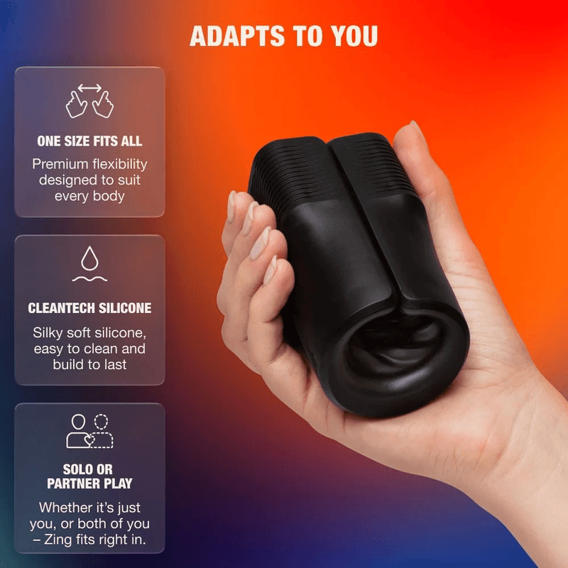ARCWAVE - ZING STROKER MASCHILE VIBRANTE CON DOPPIO MOTORE NERO 2