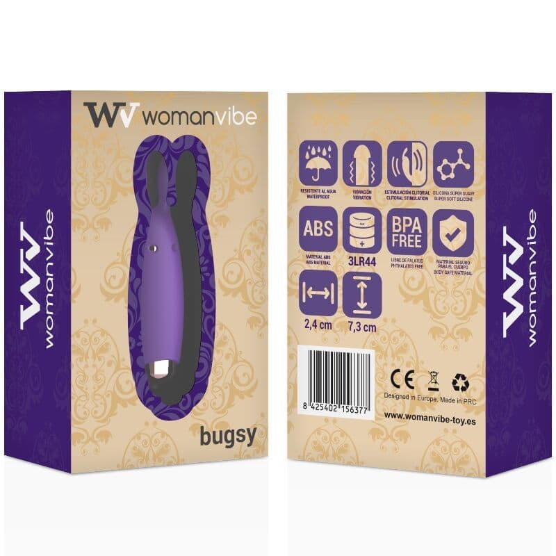WOMANVIBE BUGSY SILIKONSKI RABBIT STIMULATOR 2