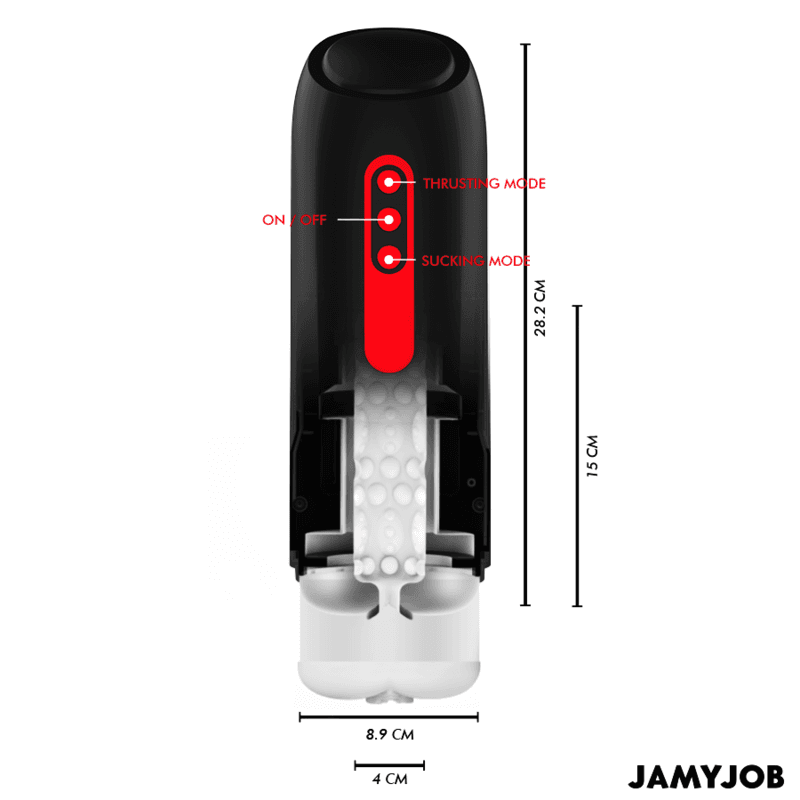 JAMYJOB - PHANTOM AUTOMATISCHER VAGINA-MASTURBATOR 5 SAUG- UND STOSSMODI 4
