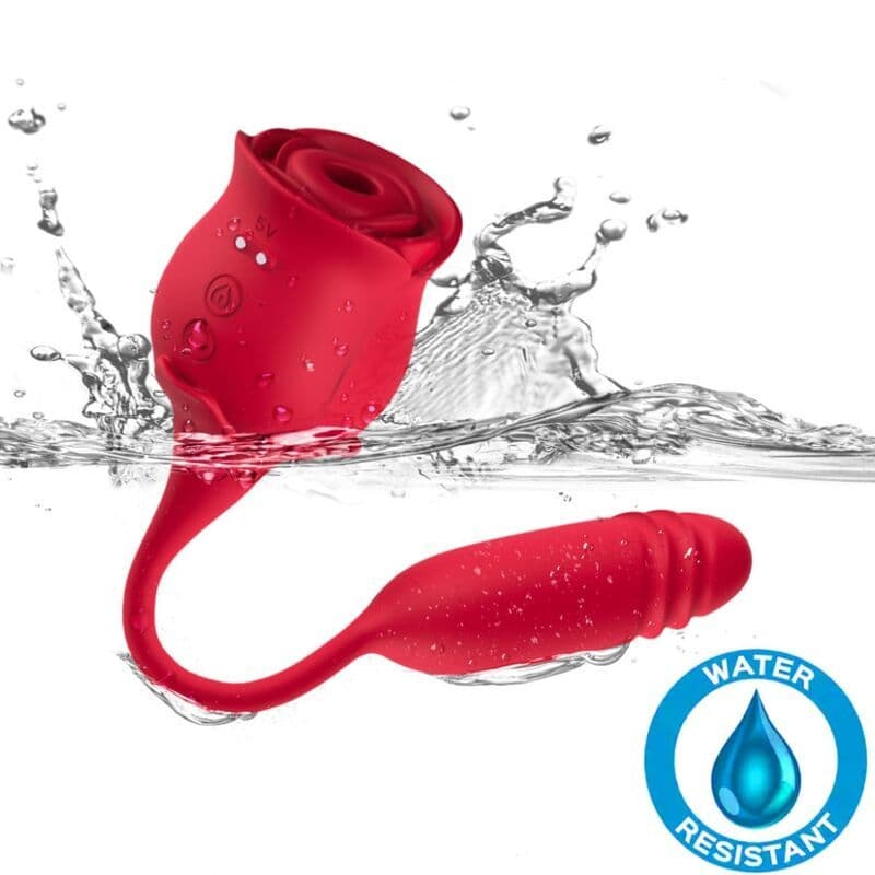 ARMONY - Roseknigth sesalec in vibrator za klitoris rdeča 3