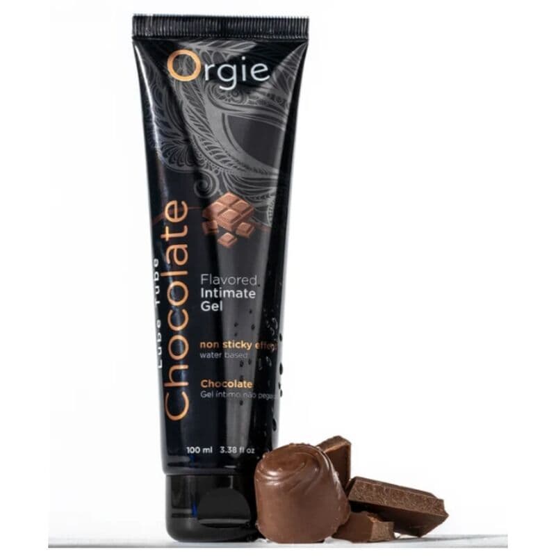 ORGIE - Lube tube chocolate kissable water-based intimni gel, 100 ML 4