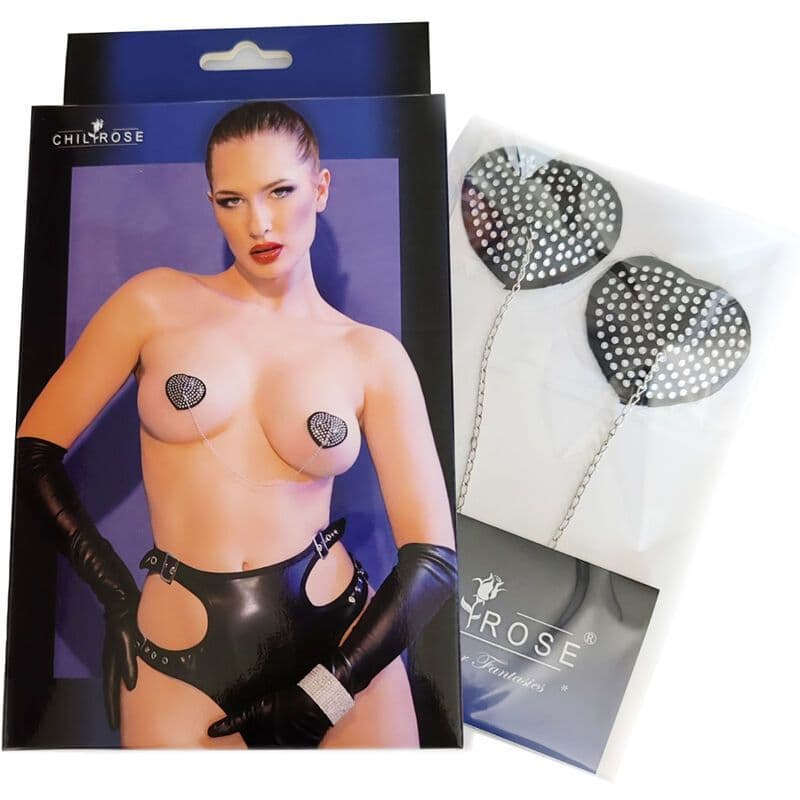 CHILIROSE - CR 4662 COPERCHI PER CAPEZZOLI ARGENTO E NERO 2