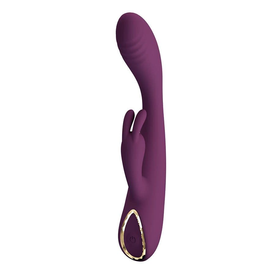PRETTY LOVE - EMMA RABBIT PURPLE VIBRATOR WITH STIMULATOR 3